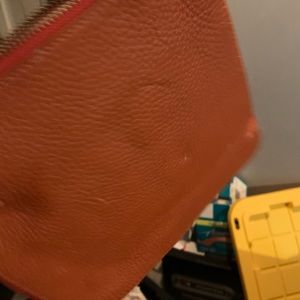 Michael Kors orange cross body bag